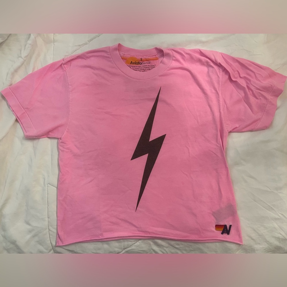 Aviator Nation Pink Tee